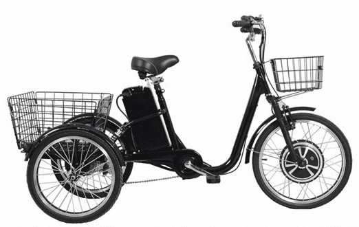 Электровелосипед трехколесный Omnibike 350 36V 12Ah Красный